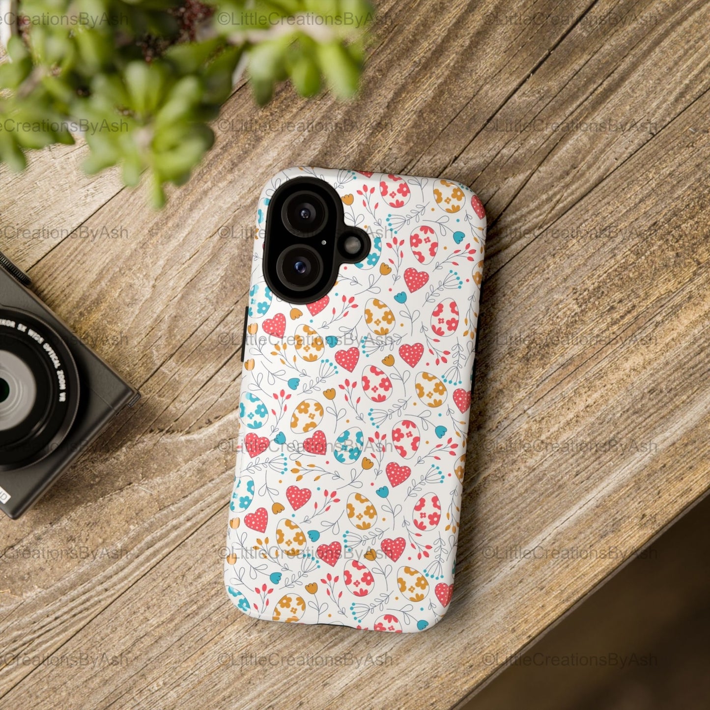 Easter Hearts Phone Case