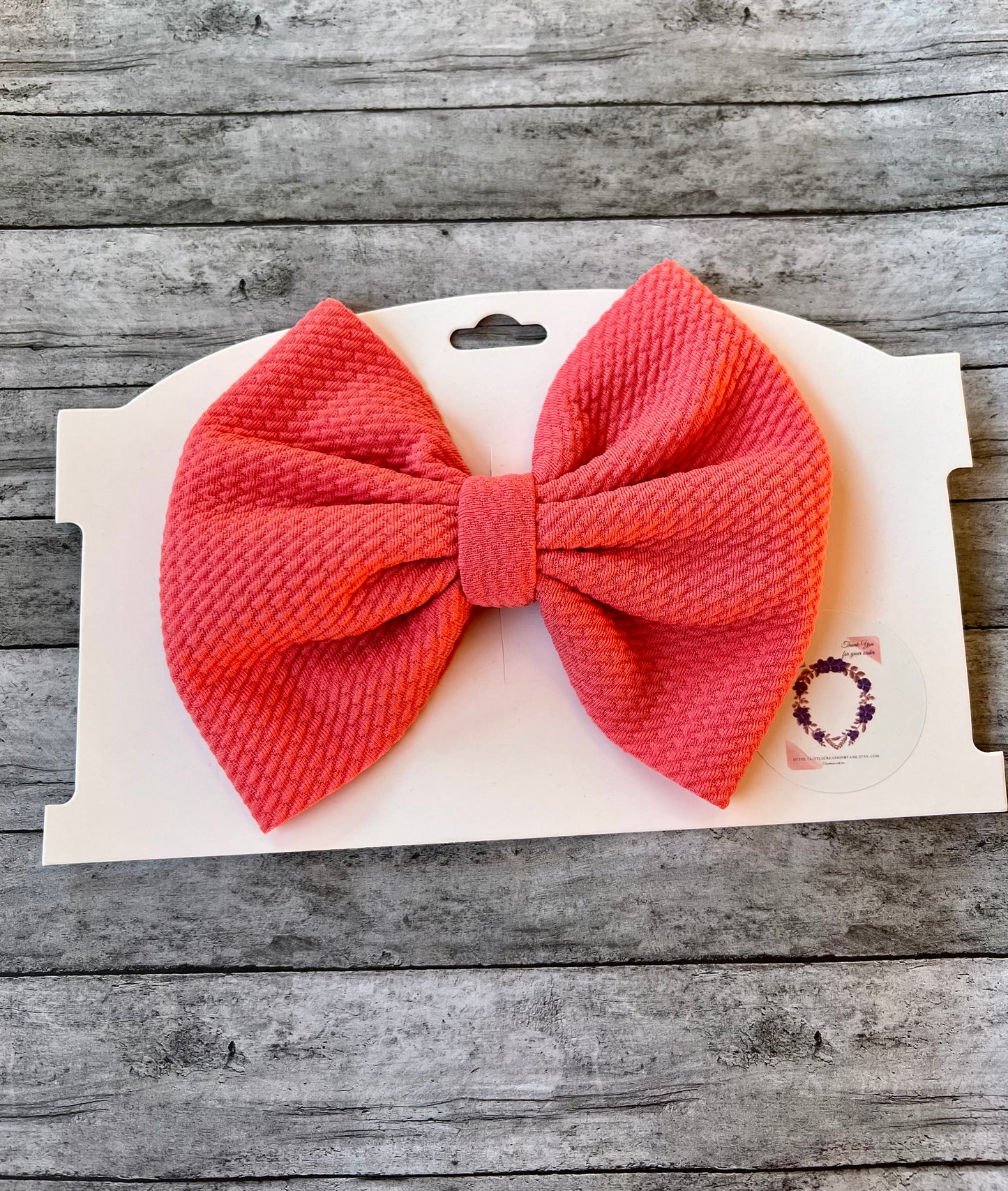 Solid Color Hair Bows