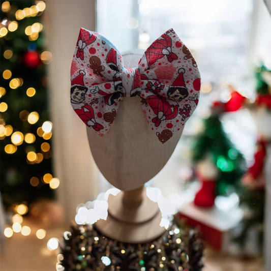 Elf 5” Christmas Hair Bow