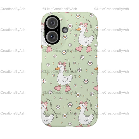 Goose On The Loose Phone Case