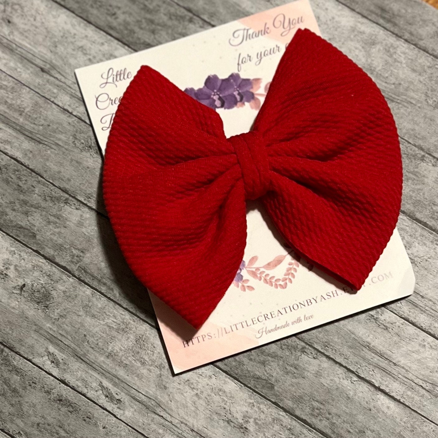 Solid Color Hair Bows