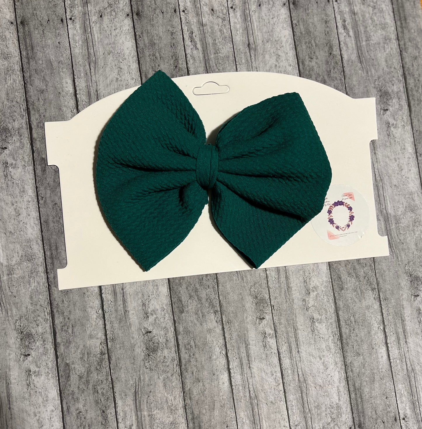 Solid Color Hair Bows